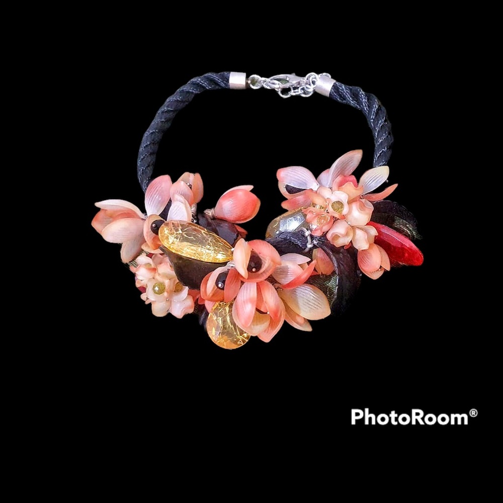 SOLIS italian handmade necklace, lace-up silver